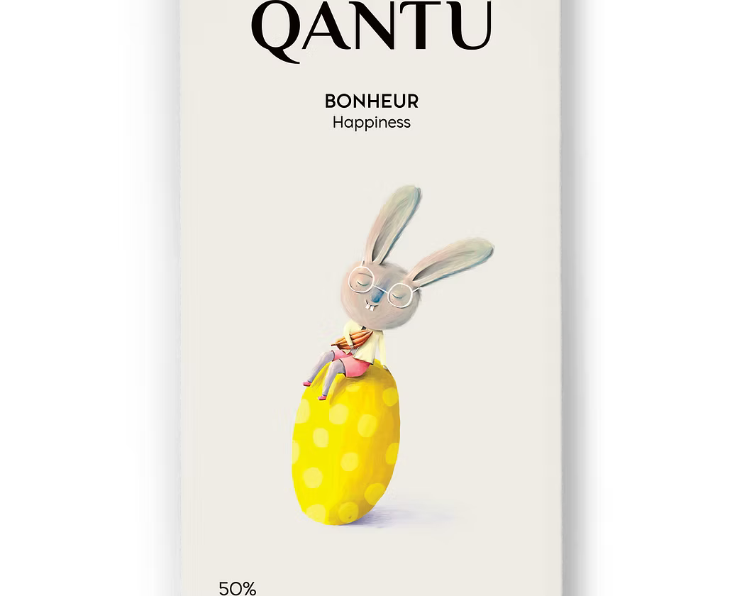 Happiness - 50% milk chocolate and hazelnuts